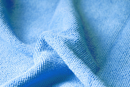 a Blue fleecy cloth, plaidの写真素材