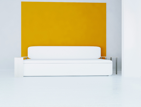 modern sofa in the room, 3d renderingの写真素材