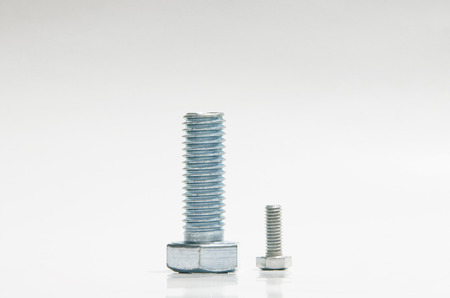 bolts and nails, several items for repairの写真素材