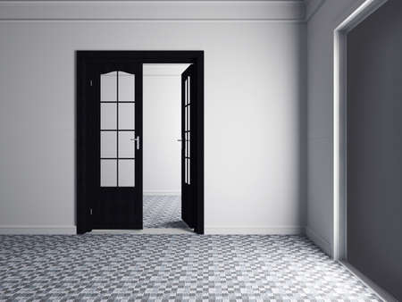 part of the empty room, minimalism, 3d renderingの写真素材