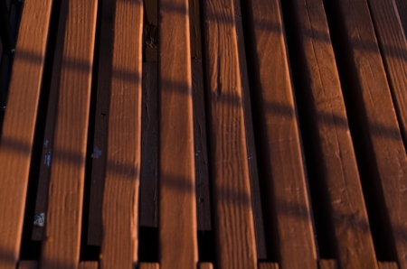 Wood Benchの写真素材