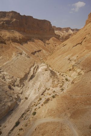 The Judean desert in Israelの写真素材
