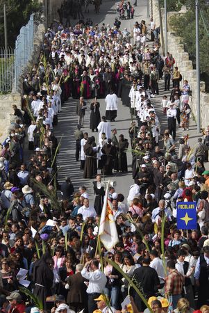 Palm Sunday in the Jerusalem