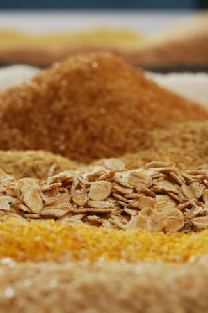 Various ingredients of different colorsの写真素材