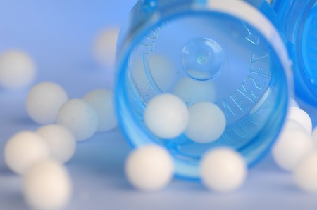 The detail of homeopathic medicament.の写真素材