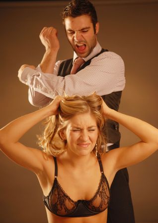 A young pair together.の写真素材