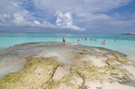 Cancun beach in Mexicoのeditorial素材