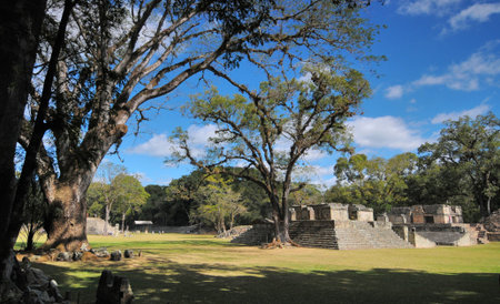 One of the temples in the Copan Ruinas