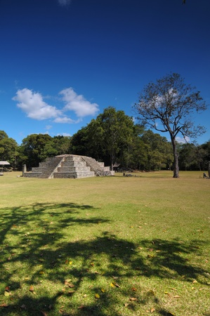 Temple of Structure 4 in the Copan Ruinas  のeditorial素材