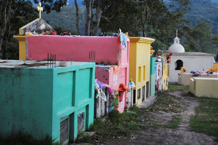 Picture of the cemetery in Copan, Central America, Hondurasのeditorial素材