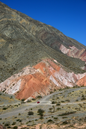 Barren landscape in Salta province surrounds Jujuyの写真素材