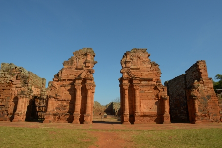 Guarani Jesuits Mission of San Ignacio Mini in Argentinaの写真素材