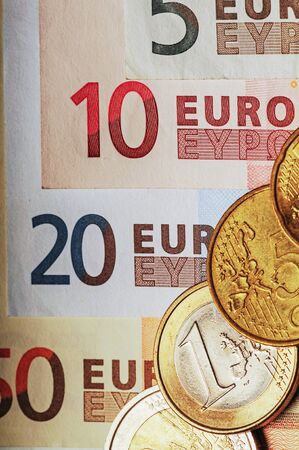 EURO - european union coins set cash moneyの写真素材