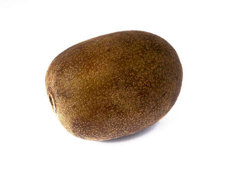 golden kiwi isolated on white background, healthy food and fruit conceptの写真素材