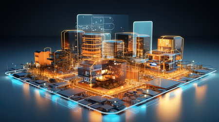 Exploring the innovative ties between real estate and the tokenization landscape.の素材