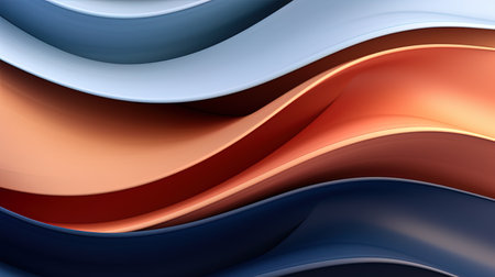 Abstract stripes and waves with various shades.の素材