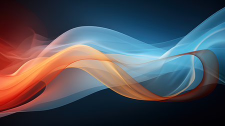 Abstract forms with smooth transitions are a stylish choice for modern banners.の素材