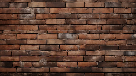A brick surface, elegantly complementing any image with its unique texture.の素材
