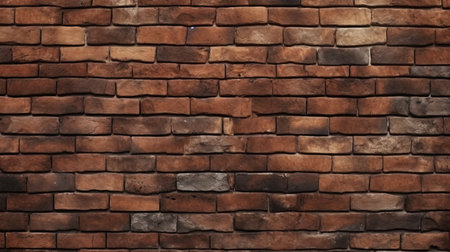 A brick wall, personifying strength and resistance, is an ideal background for various projects.の素材