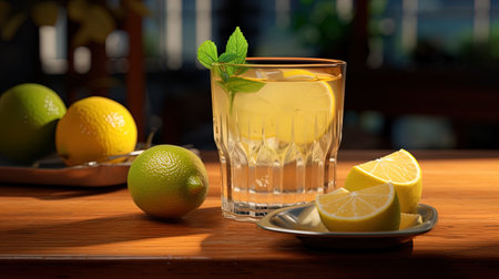 Classic daykiri with white rum, lemon juice and sugar.の素材