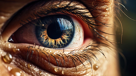 Weary Eyes Tell a Tale of Hardship and Persevrance in the Face of Adversity.の素材