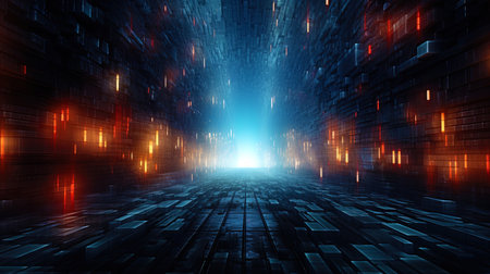 Algorithmic bursts that create digital euphoria.の素材