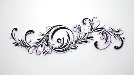 Graphic ornament on a white background.の素材
