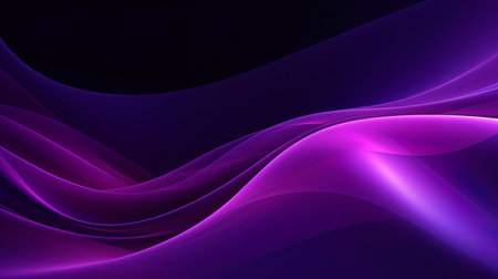 Abstract purple waves in space.の素材