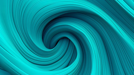 Illusory whirlpools in turquoise colors.の素材
