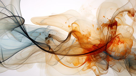 Abstract picture on the wallpaper, expressing creativity.の素材
