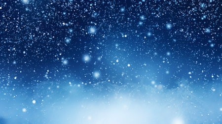 Magic snowfall from abstract points.の素材