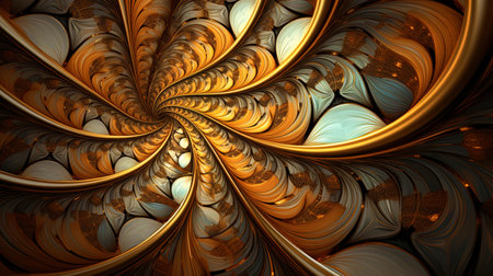Information fractals developing in kaleidoscopic complexity.の素材