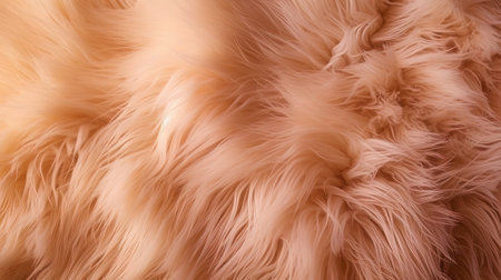 Fluffy texture of wool with delicate light overflows.の素材