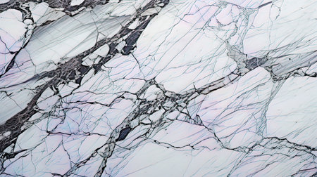 Classical white texture of marble with sophisticated gray veins.の素材