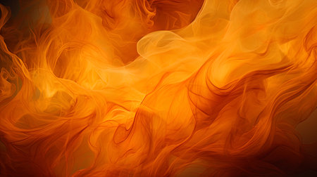 Living texture of flame with orangeyellow swells.の素材