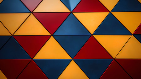Geometric patterns in New Year's colors.の素材