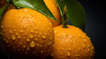 Orange orange with fruit details and texture.の素材