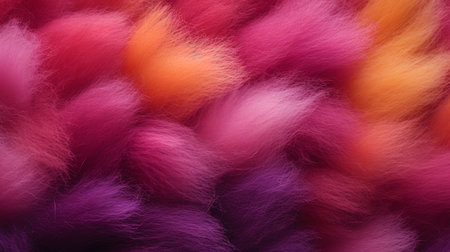 The texture of wool with chaotic villi and thick spraying.の素材