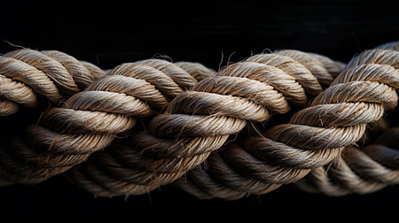 The rope in isolation with the texture.の素材