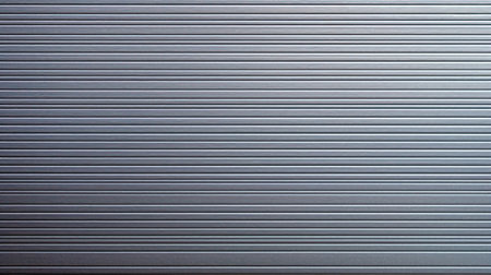 The texture of aluminum with small stripes and a granular surface.の素材