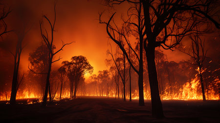 Gary planet: fires and abnormally high temperatures.の素材
