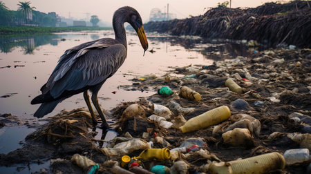 Critical moment: the consequences of pollution for biodiversity.の素材