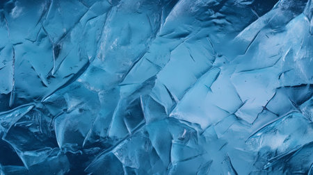 The macropitch of the texture of ice with amazing patterns and lines.の素材