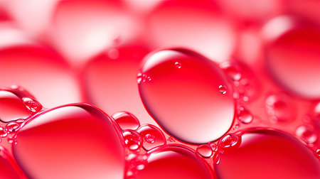 Abstract red and pink circles, creating a feeling of fun and game.の素材