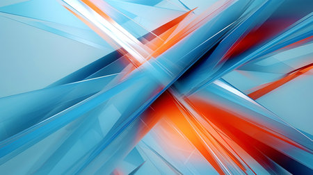 Abstract arrows and lines that create a sense of movement.の素材
