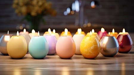 Heart balls in the form of balloons filling the room with love.の素材