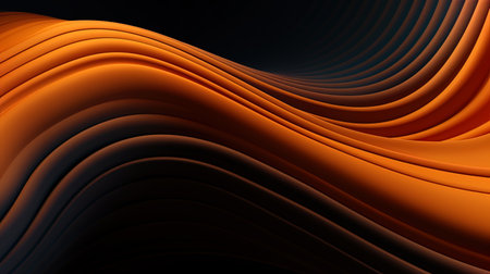 Smooth lines and curves that create an abstract pattern.の素材