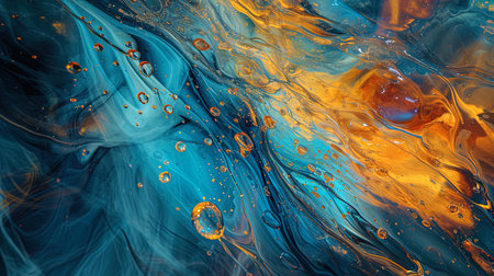 A photograph of an abstract pattern, where creative elements merge into a fantastic picture.の素材