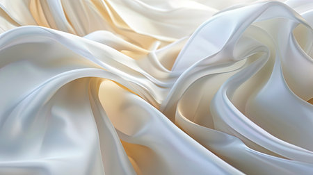 An elegant abstraction, where smooth lines and delicate shades create an atmosphere of calm and ha.の素材