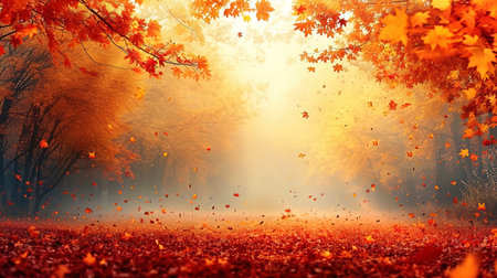 A gradient background from light yellow to a rich brown creates visual contrast and the warmth of.の素材